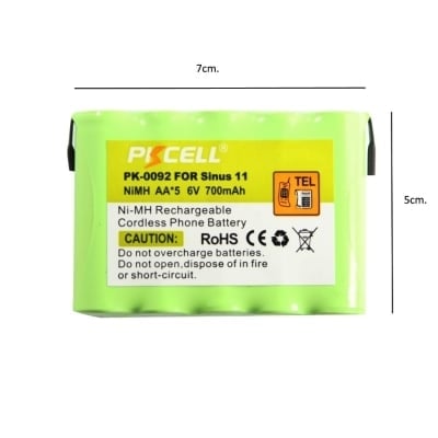 БАТЕРИЯ АКУМУЛАТОРНА 6V/700MAH AAA ПАКЕТ