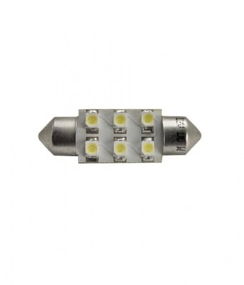 ЛАМПИ 12V T11 31MM LED 6X3528