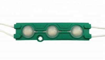 ПРОФИЛ С 3 БРОЯ LED 5730 0.96W 12V ВОДОУСТ. GREEN