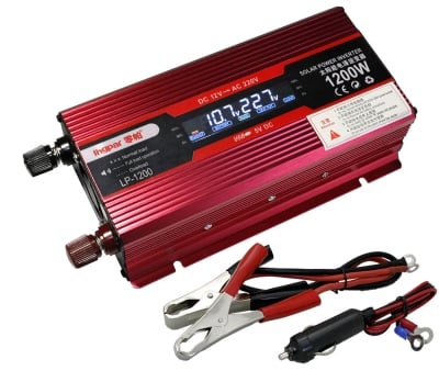 ТРАНСФЕРТЕР 1200W 12V/220V С ДИСПЛЕЙ