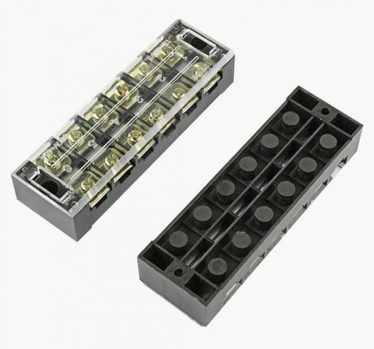 Клема двуредова 600V 45A TB-4506