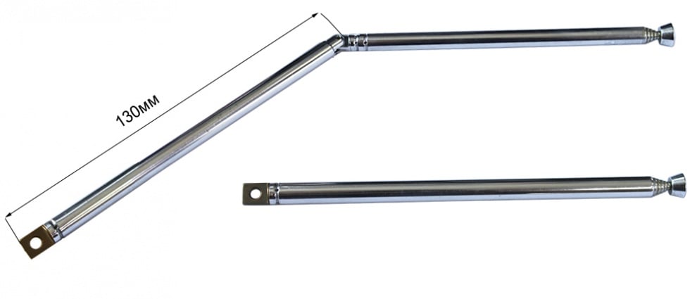 АНТЕНА АУДИО ТЕЛЕСКОПИЧНА ANT9001 130MM/585MM