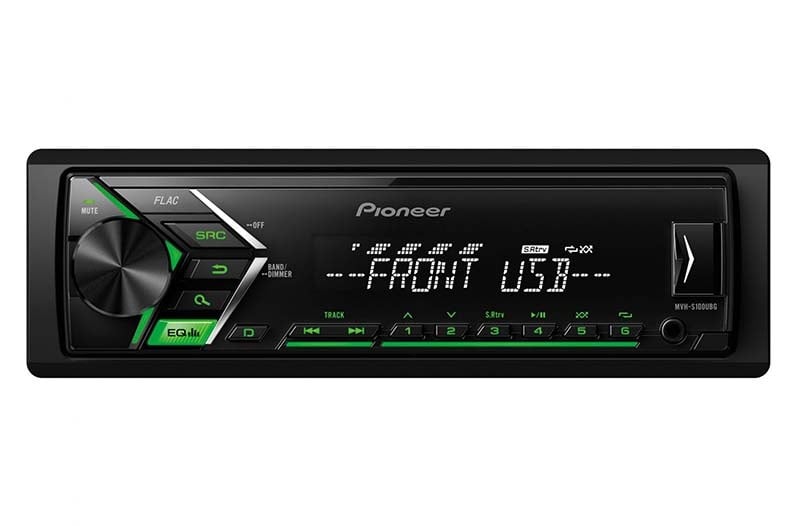 Авто радио PIONEER MVH-S100UBG с флашка
