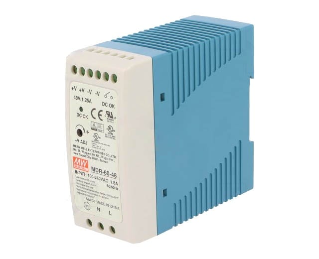 ИМПУЛСНО ЗАХРАНВАНЕ 48V DC 60W MDR-60-48