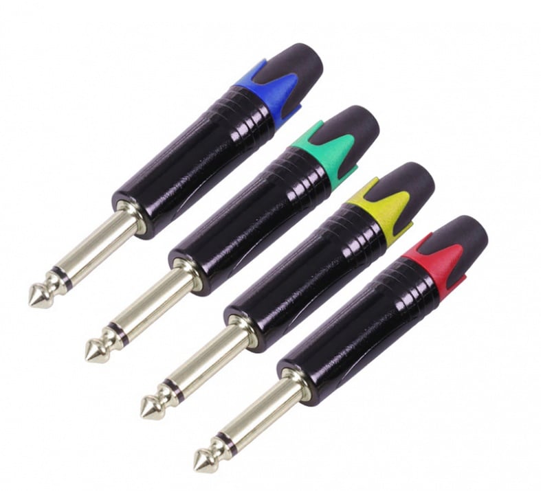 Kit F-070 PROFI 6.3MM MONO 4 Colours PCS