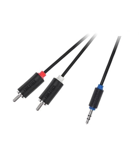 Кабел 2хRCA, 3.5mm жак 1 метър