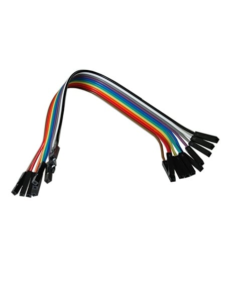 КАБЕЛ МОНТАЖЕН ЛЕНТОВ 10 PIN ЦВЕТЕН 20 СМ