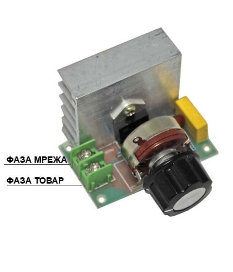Фазов регулатор, димер до 3800W С BTA41800B