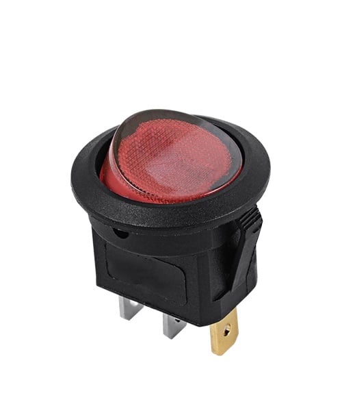 Ключ, превключвател MK2911CD/RL 12V с лампа; ON-OFF