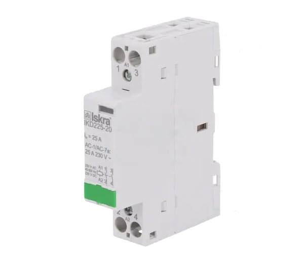 КОНТАКТОР 230V AC 220V DC 25A 2 X NO