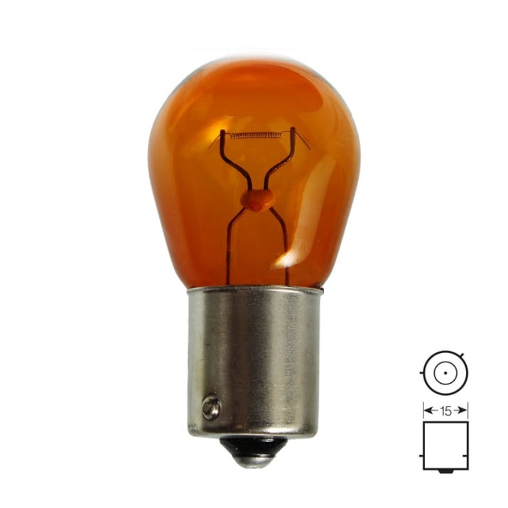 ЛАМПИ 12V 21W BAU15S PY21W OSRAM