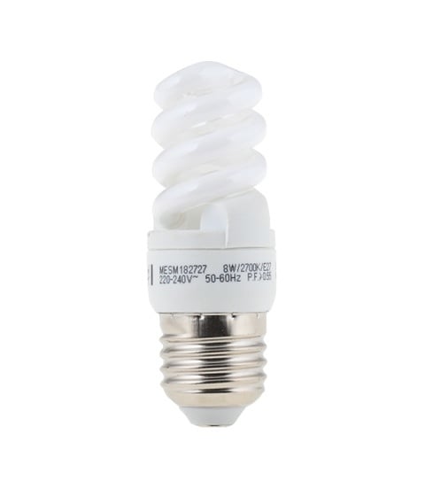 ЛАМПИ ЕНЕРГОСПЕСТЯВАЩИ 220V E27 8W WL СПИРАЛА