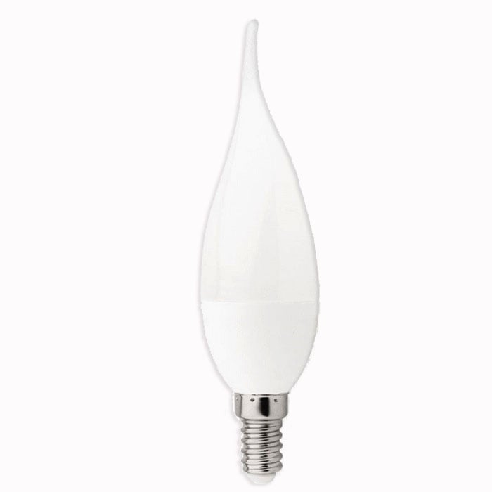 ЛАМПИ LED 220V E14 5W СВЕЩ ИЗВИТ ВРЪХ НЕУТРАЛНА СВЕТЛИНА