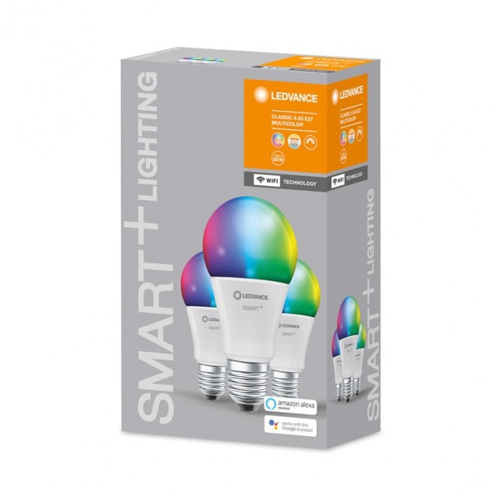 Крушка SMART WIFI RGB LED Osram, E27, 9W, 806 lm