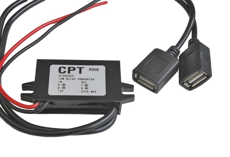 МОДУЛ DC/DC КОНВЕРТОР ПОНИЖАВАЩ 8-20V/5V 3A 2USB