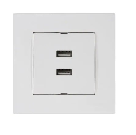 РОЗЕТКА ЗАРЯДНО USB 2 БРОЯ 5V 2.1A MUTLUSAN