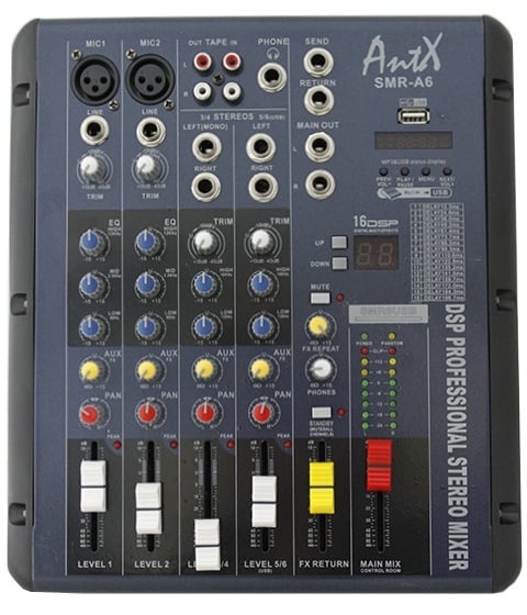 Смесител SMR06-USB MP3 6 канала