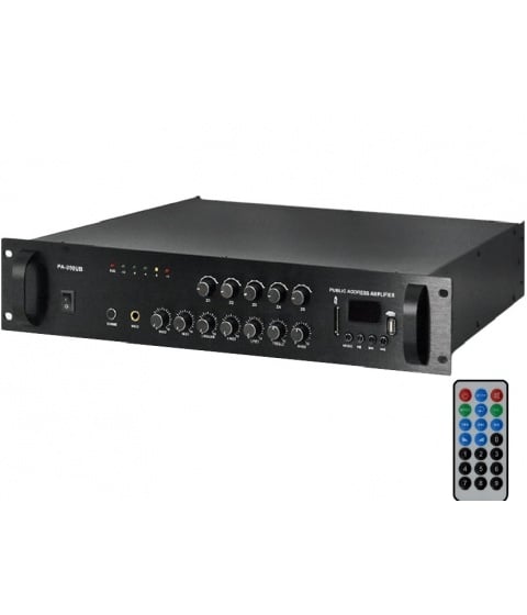 УСИЛВАТЕЛ PA-250UB USB SD MP3 FM БЛУТУТ
