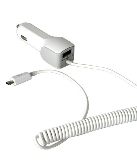 ЗАРЯДНО GSM USB+USB MICRO UNI 12V/2.1A