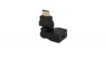 Адаптор HDMI Ж/HDMI М 90 градуса.