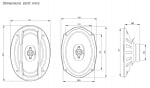 Комплект автоговорители NAKAMICHI NSE6917
