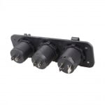 Захранващ панел, волтметър, зарядно 12V/20A, 5V/2.1A 2USB