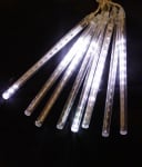 Коледни висулки 20 см падащ сняг, led meteor
