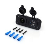 Автомобилна букса женска и 2USB