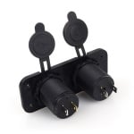 Автомобилна букса женска и 2USB
