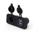 Автомобилна букса женска и 2USB