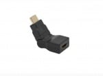 Адаптор HDMI Ж/HDMI М 90 градуса.